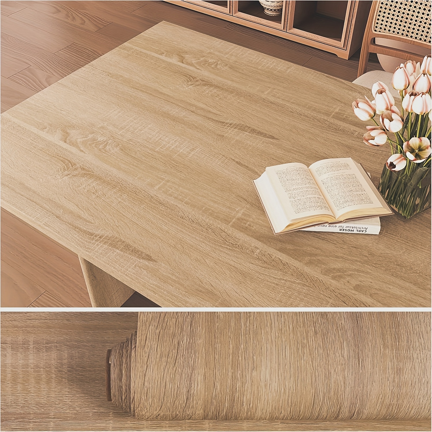 Woodworking Zone - Wood Grain Waterproof Decor Contact Paper