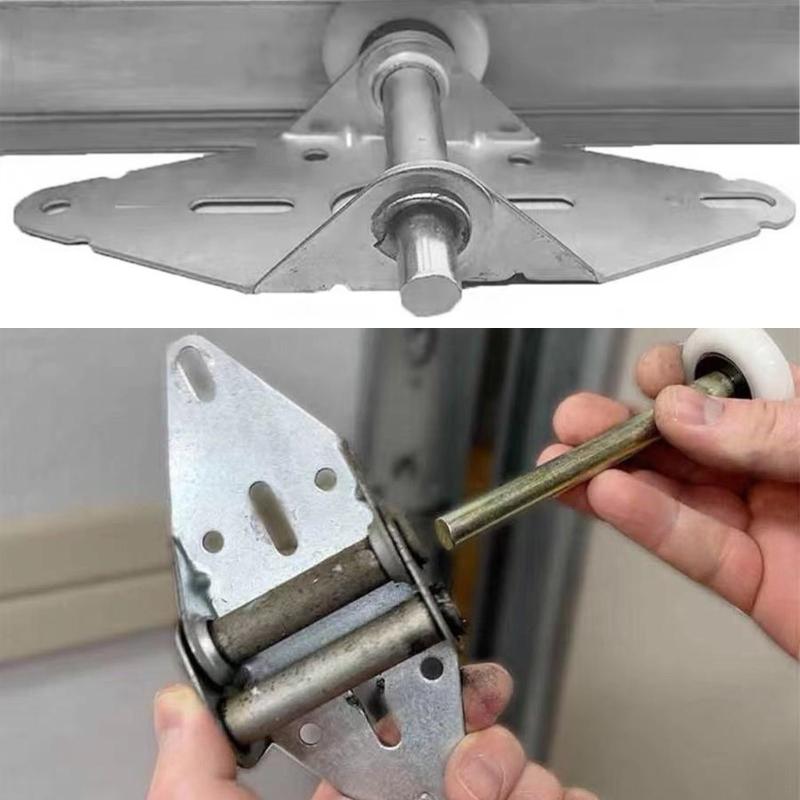 Woodworking Garage - 2Pcs Garage Door Hinge Premium Cast