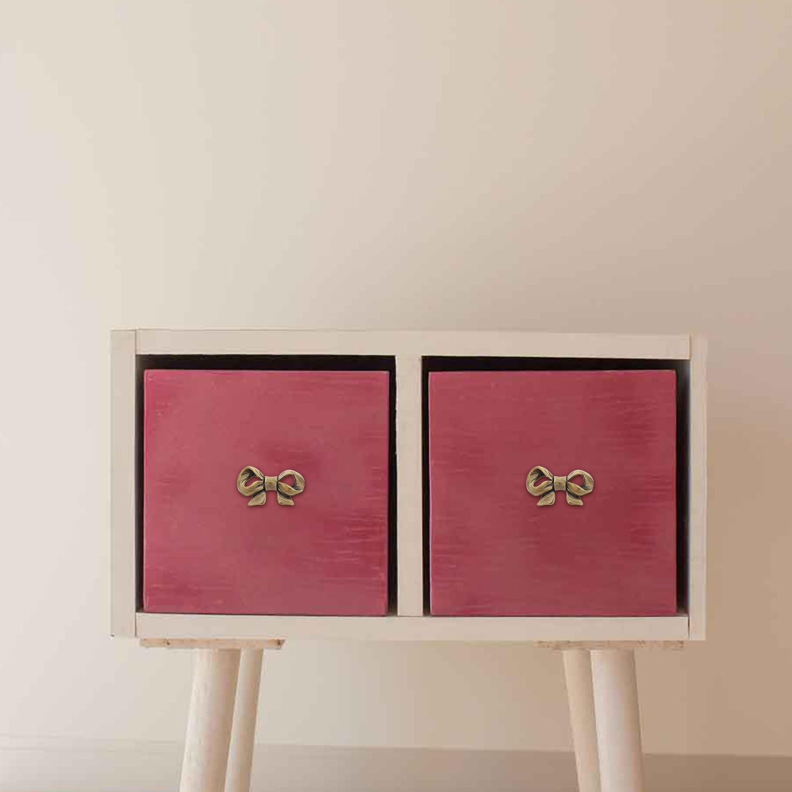 Woodworking Inspiration - Brass Butterfly Tie Cabinet Knob Vintage