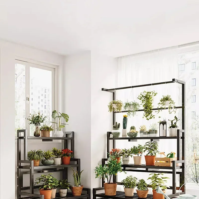 Tiered Display Plant Rack Shel - Woodworking Zone reseña y precio