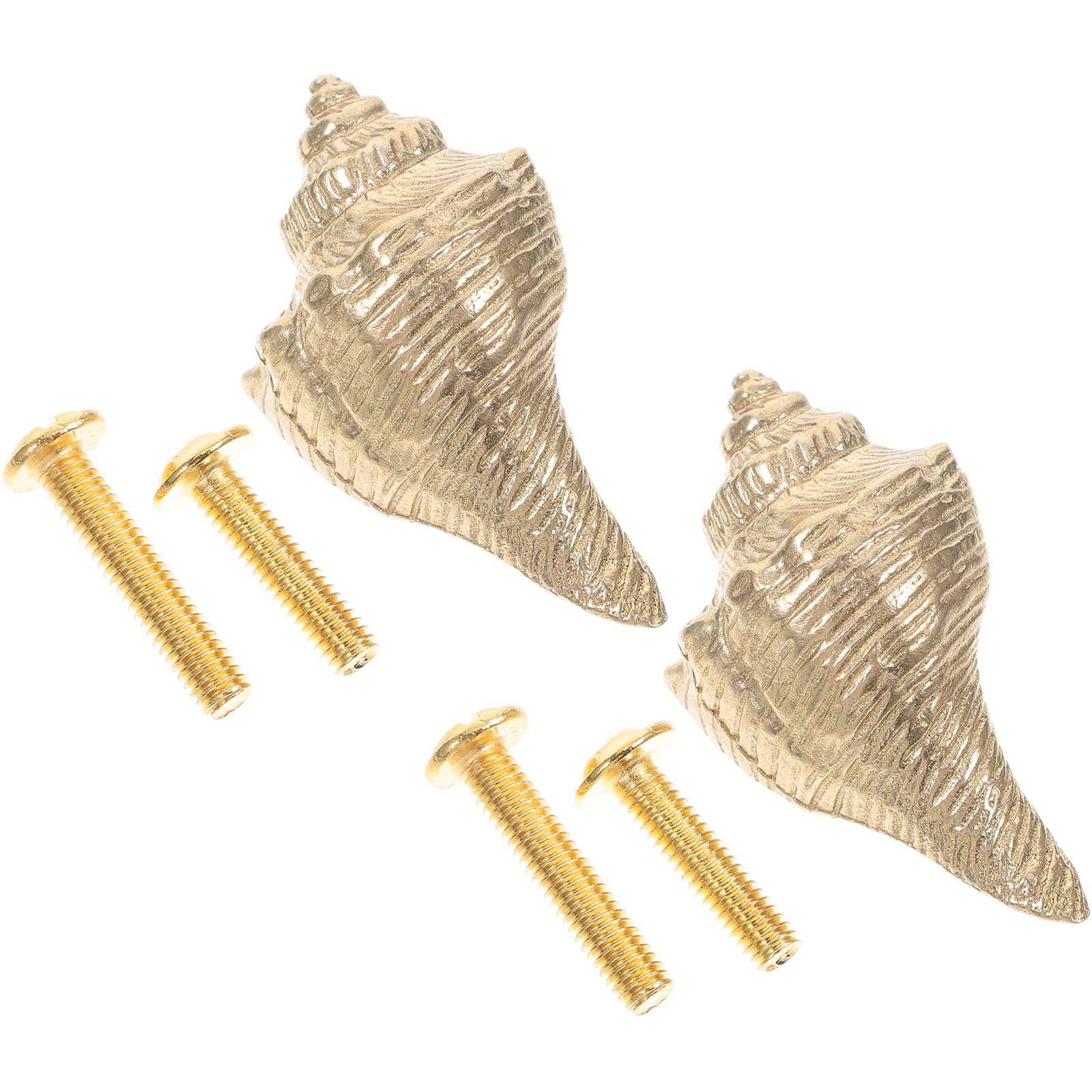 2Pcs Elegant Brass Conch Cabin - Woodworking Inspiration reseña y precio