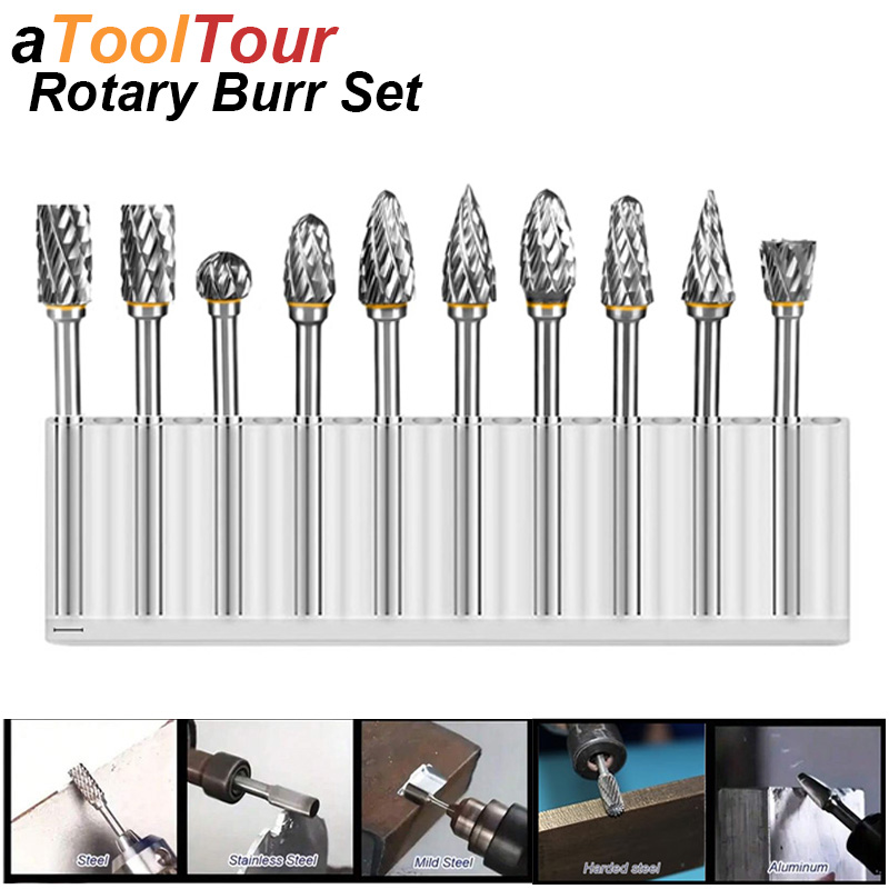 Tungsten Carbide Burr Set Bear - Woodworking Rasps And Files reseña y precio