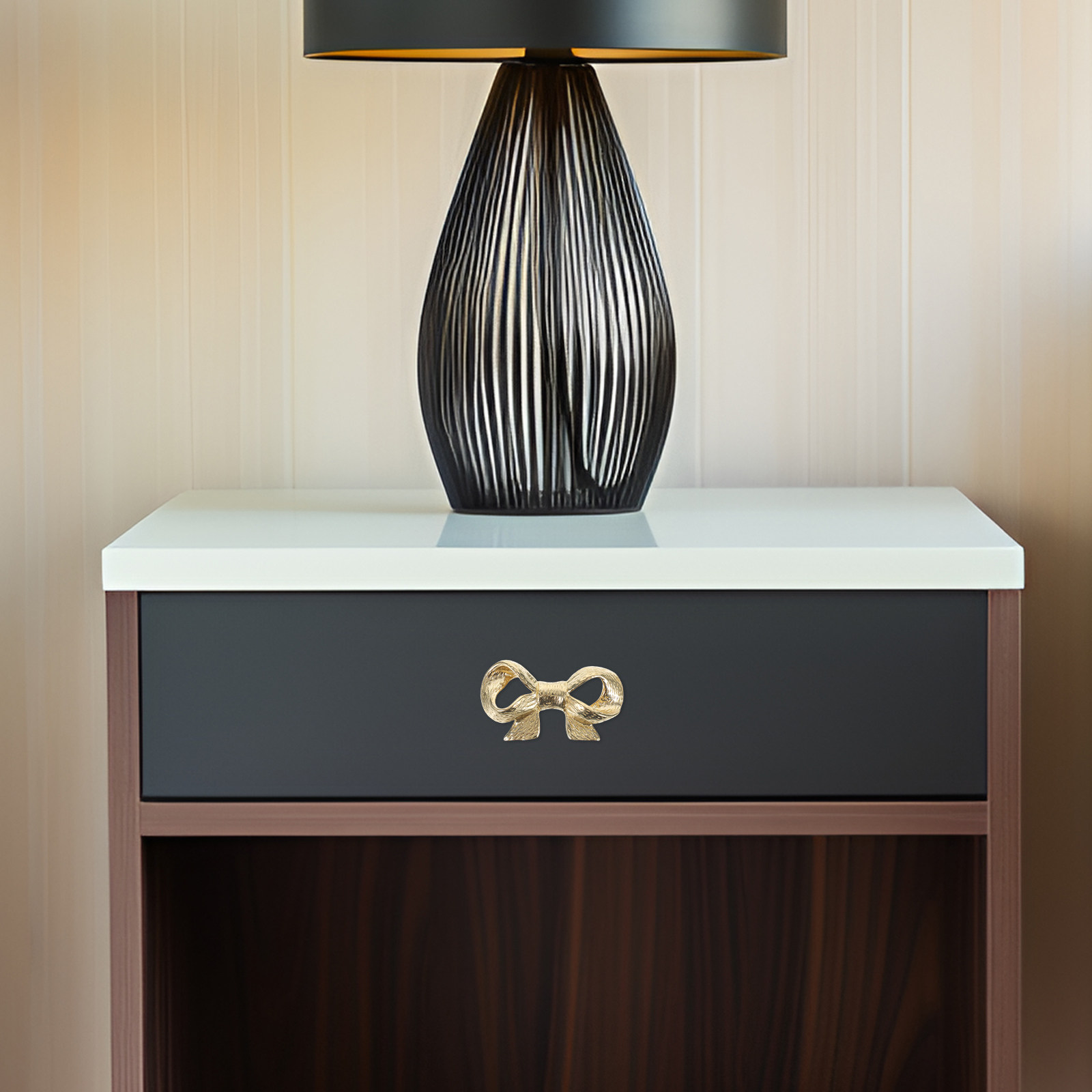 Gold Brass Door Handle Bowknot - Woodworking Inspiration reseña y precio