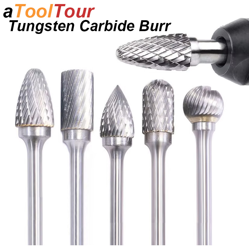 Tungsten Carbide Burrs Set 1/4 - Woodworking Rasps And Files reseña y precio