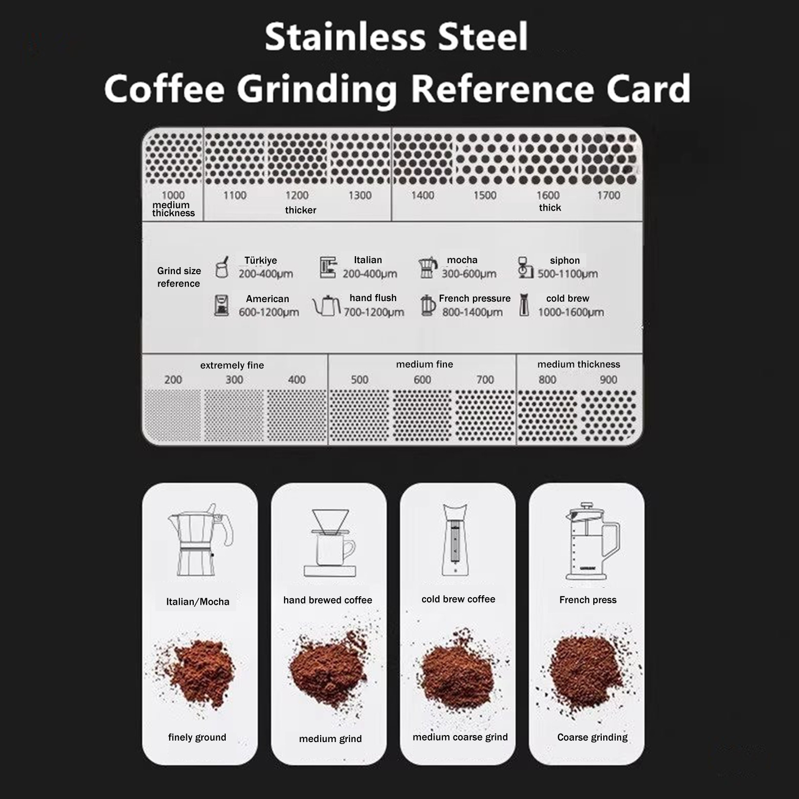 1Pc Coffee Powder Grinder Thic - Card Scraper Steel reseña y precio