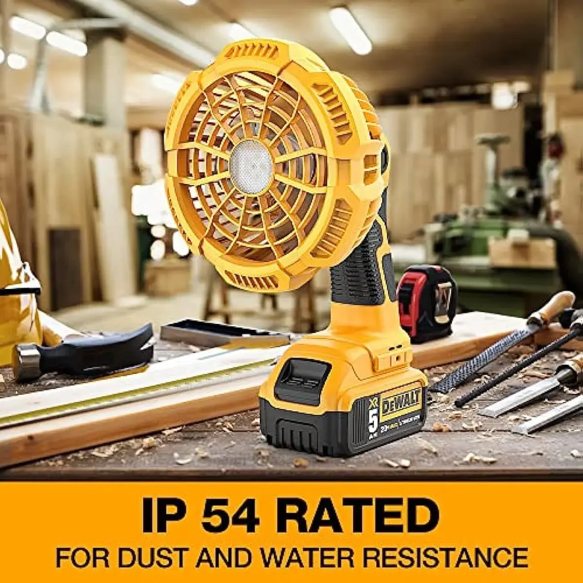Jobsite Fan Portable Fan for D - Woodworking Garage reseña y precio