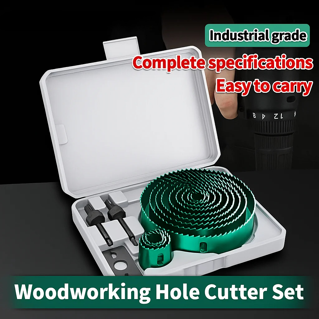 19-127mm Hole Saw Cutting Set  - Woodworking Drill reseña y precio