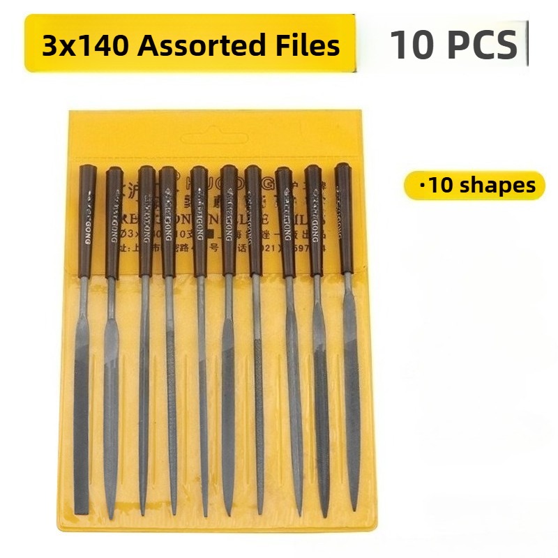 10pcs/set Metal Needle File Se - Woodworking Rasps And Files reseña y precio