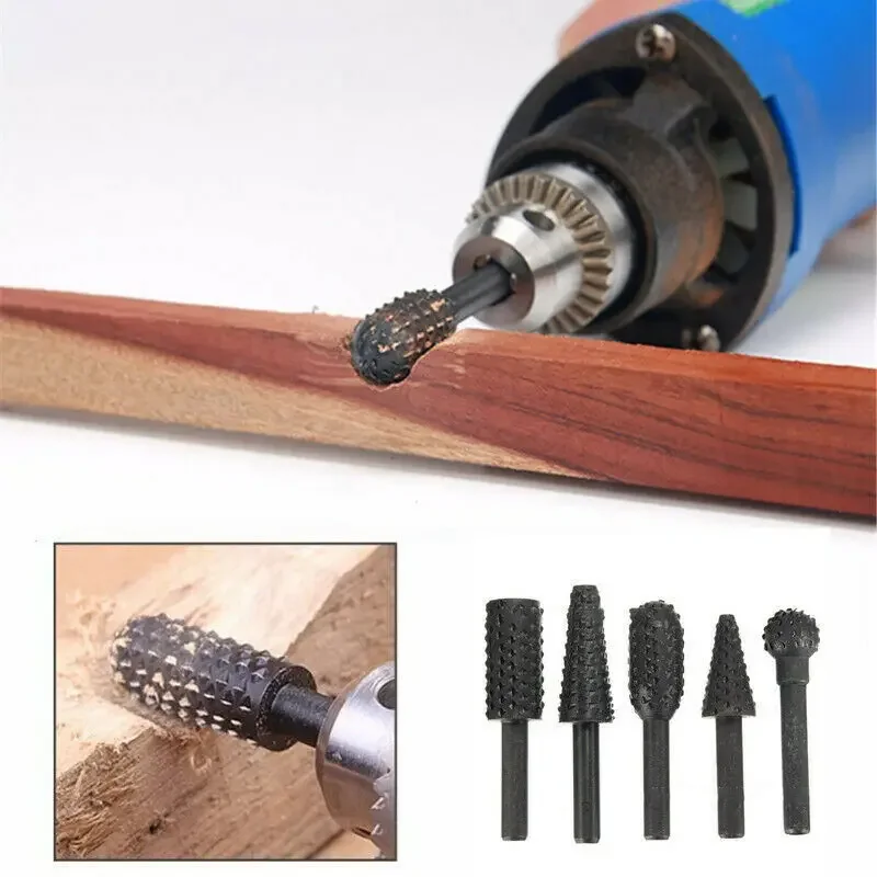 5PCS Rotary Craft Files Rotary - Woodworking Rasps And Files reseña y precio