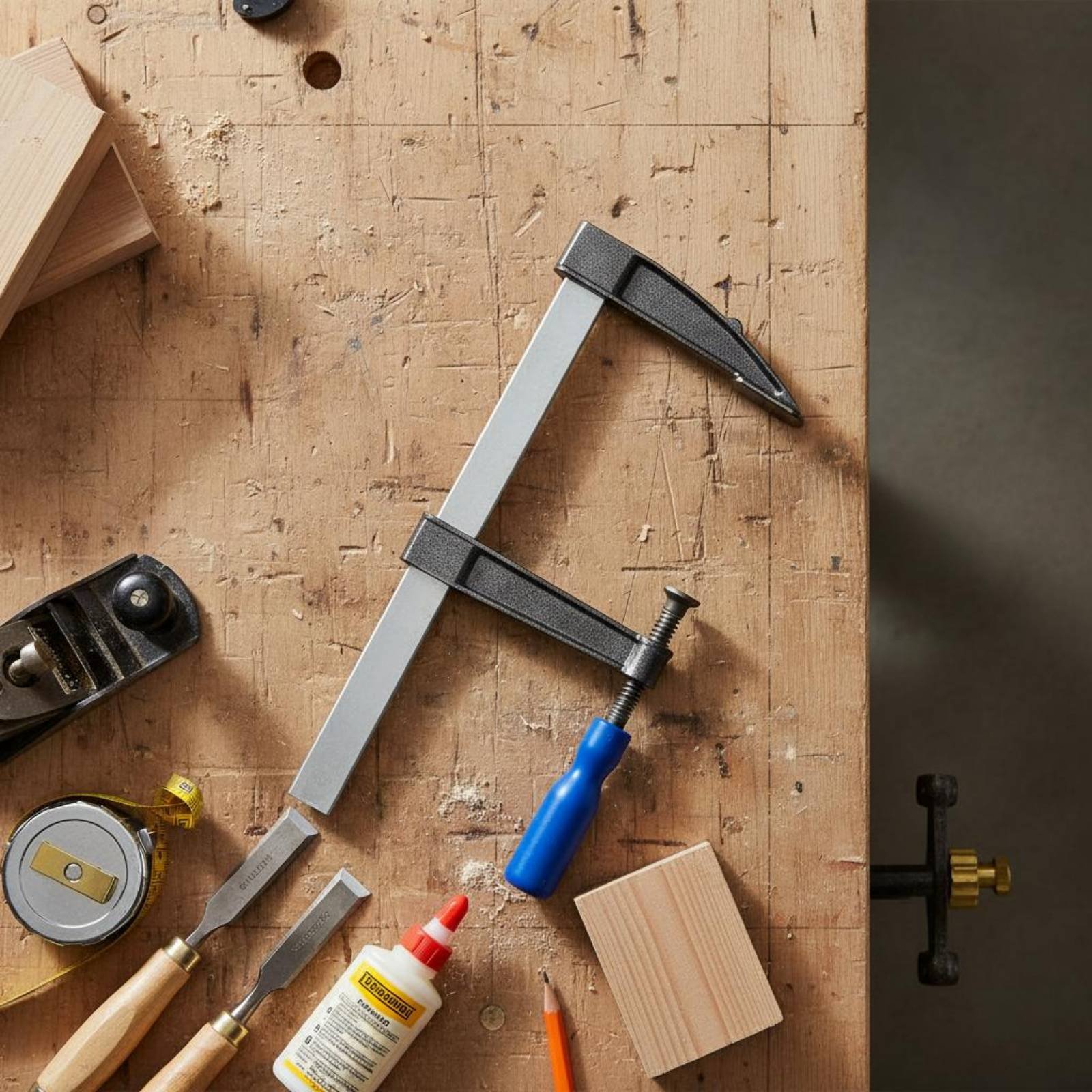F-Clamp Effortless Adjustment  - Woodworking Garage reseña y precio