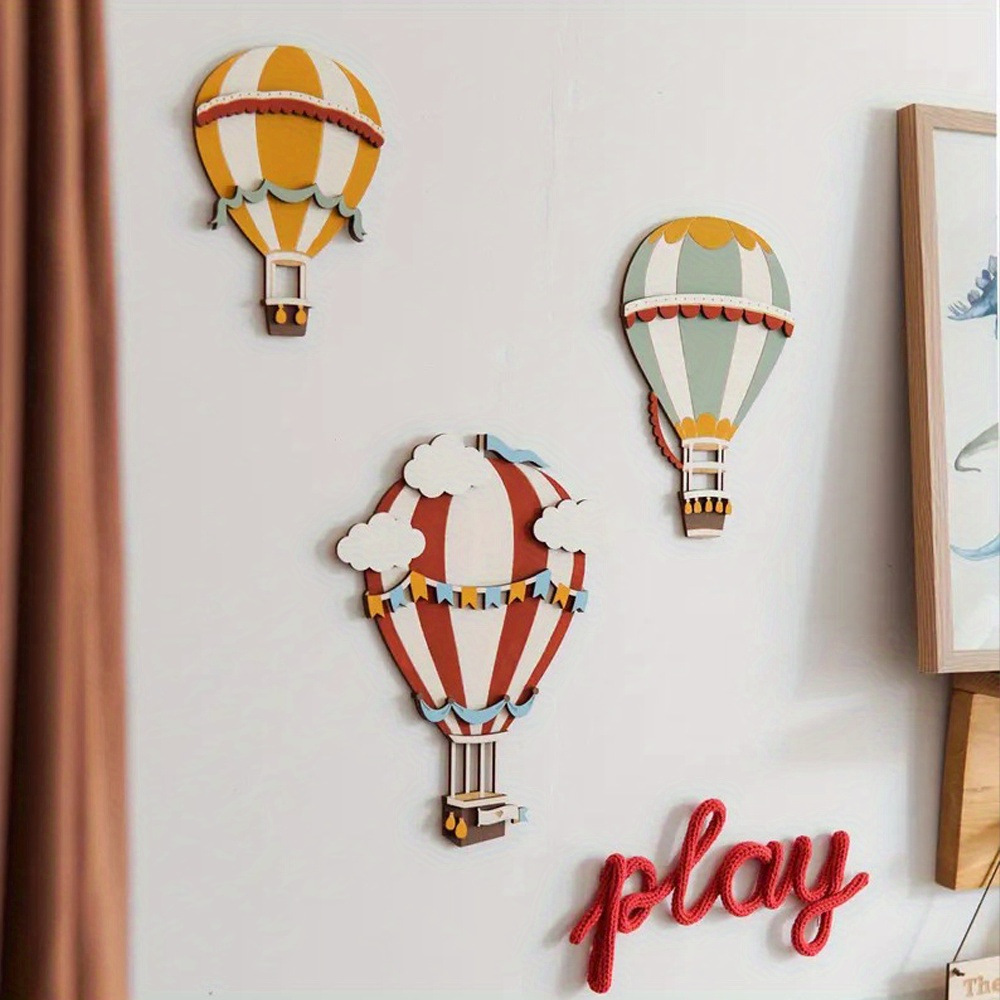 3D Wooden Hot Air Balloon Deco - Woodworking Zone reseña y precio