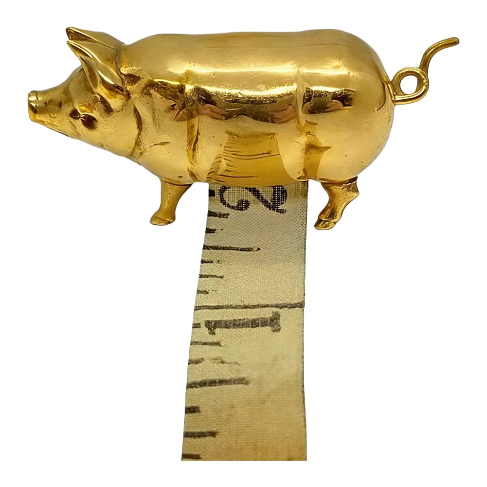 Measuring Tape Vintage Pig For - Woodworking Inspiration reseña y precio