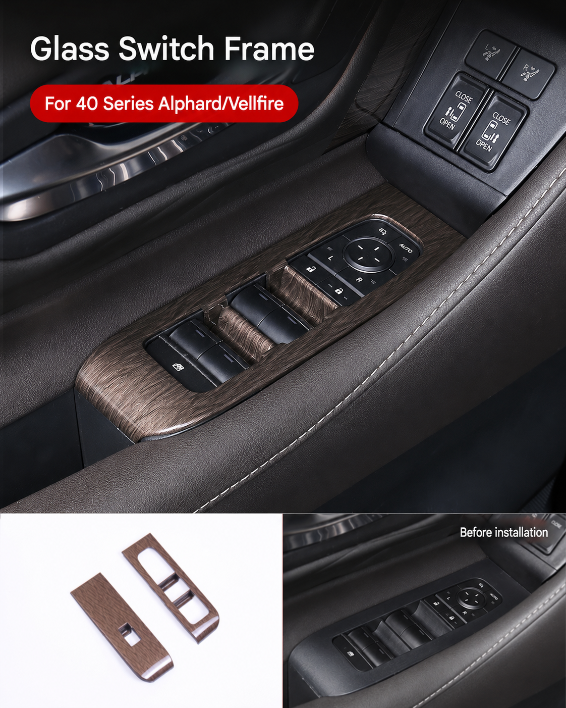 For Toyota Alphard Vellfire 40 - Woodworking Zone reseña y precio