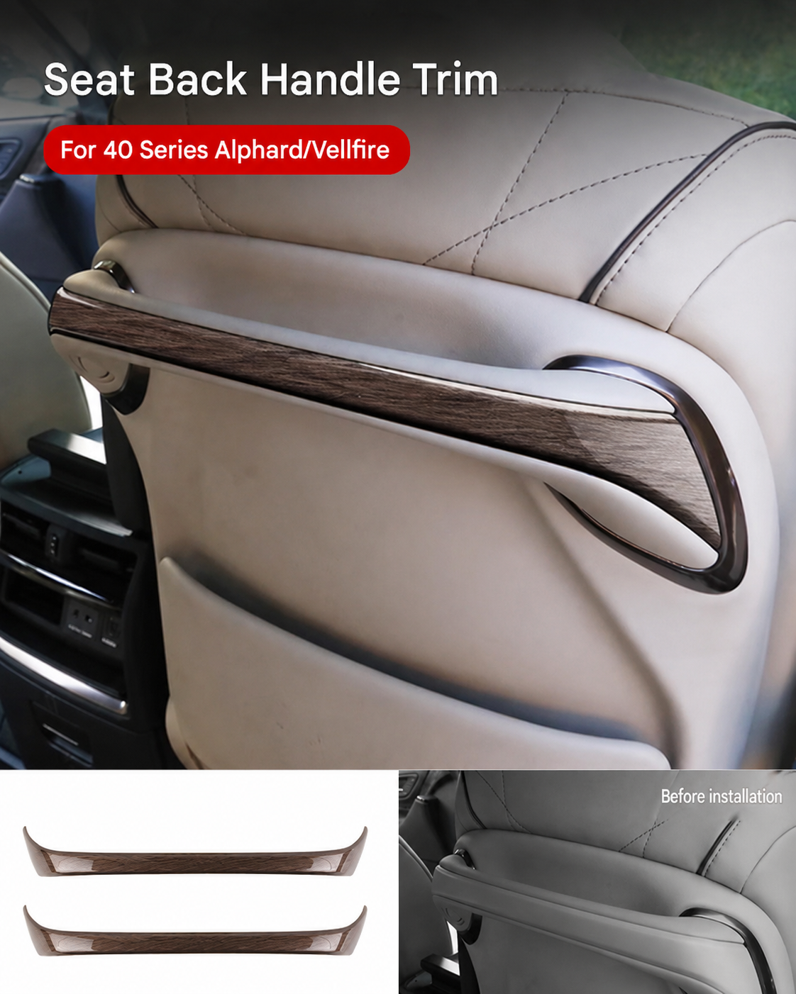 For Toyota Alphard Vellfire 40 - Woodworking Zone reseña y precio