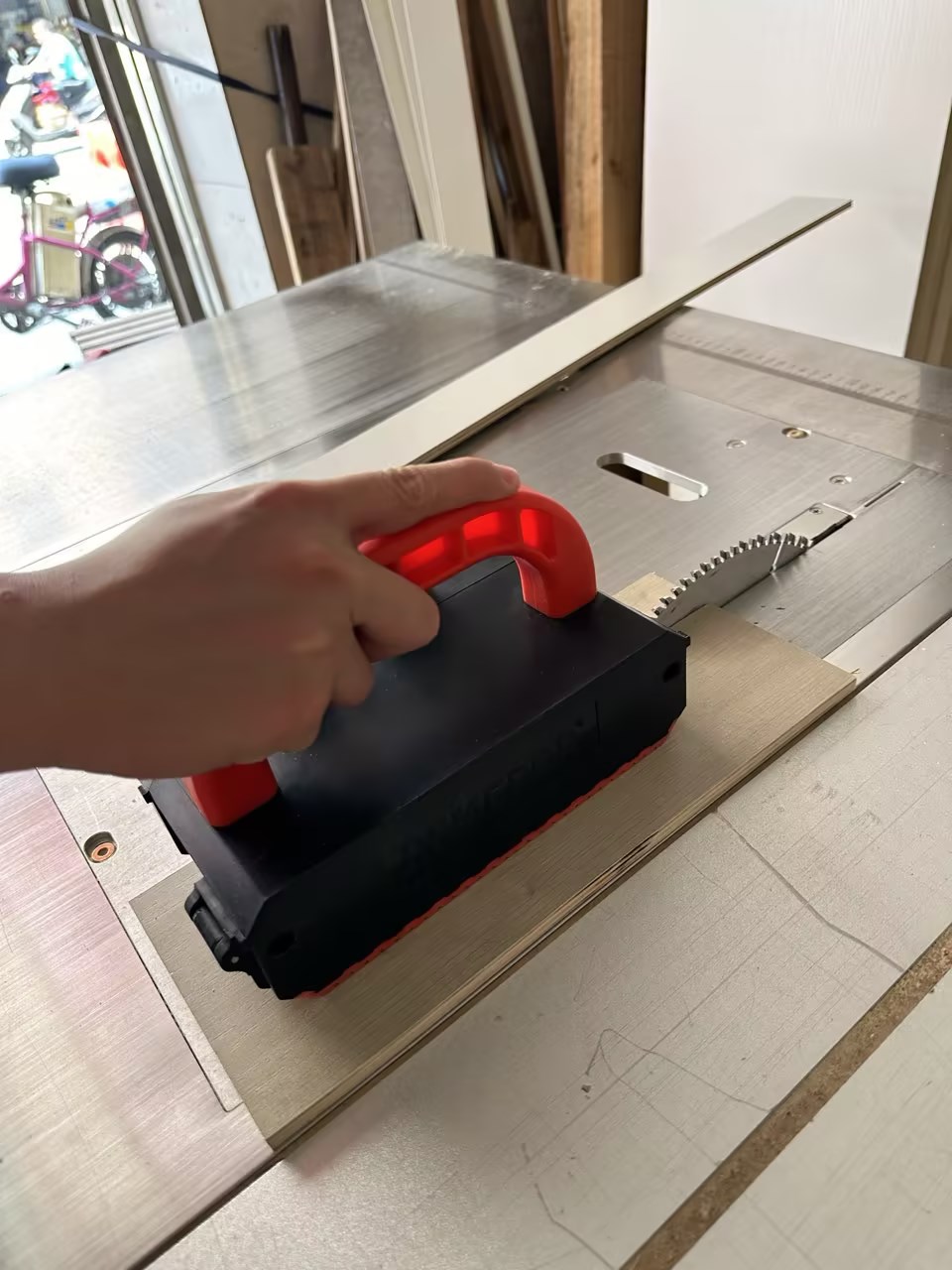 Table Saw Push Block Pusher Ad - Woodworking Bandsaw reseña y precio