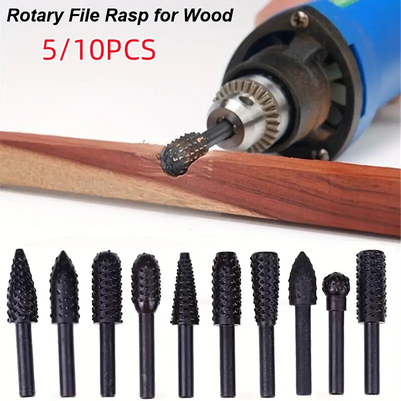 5PCS/10PCS 6mm Shank Rotary Bu - Woodworking Rasps And Files reseña y precio