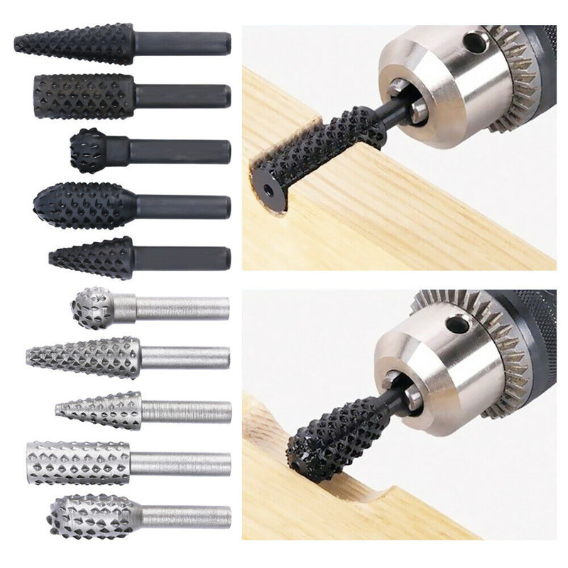 5PCS/10PCS 6mm Shank Rotary Bu - Woodworking Rasps And Files reseña y precio