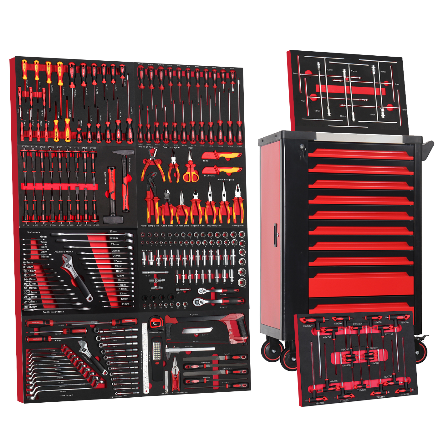 ej-Heavy Duty 10 Drawers Metal - Woodworking Garage reseña y precio