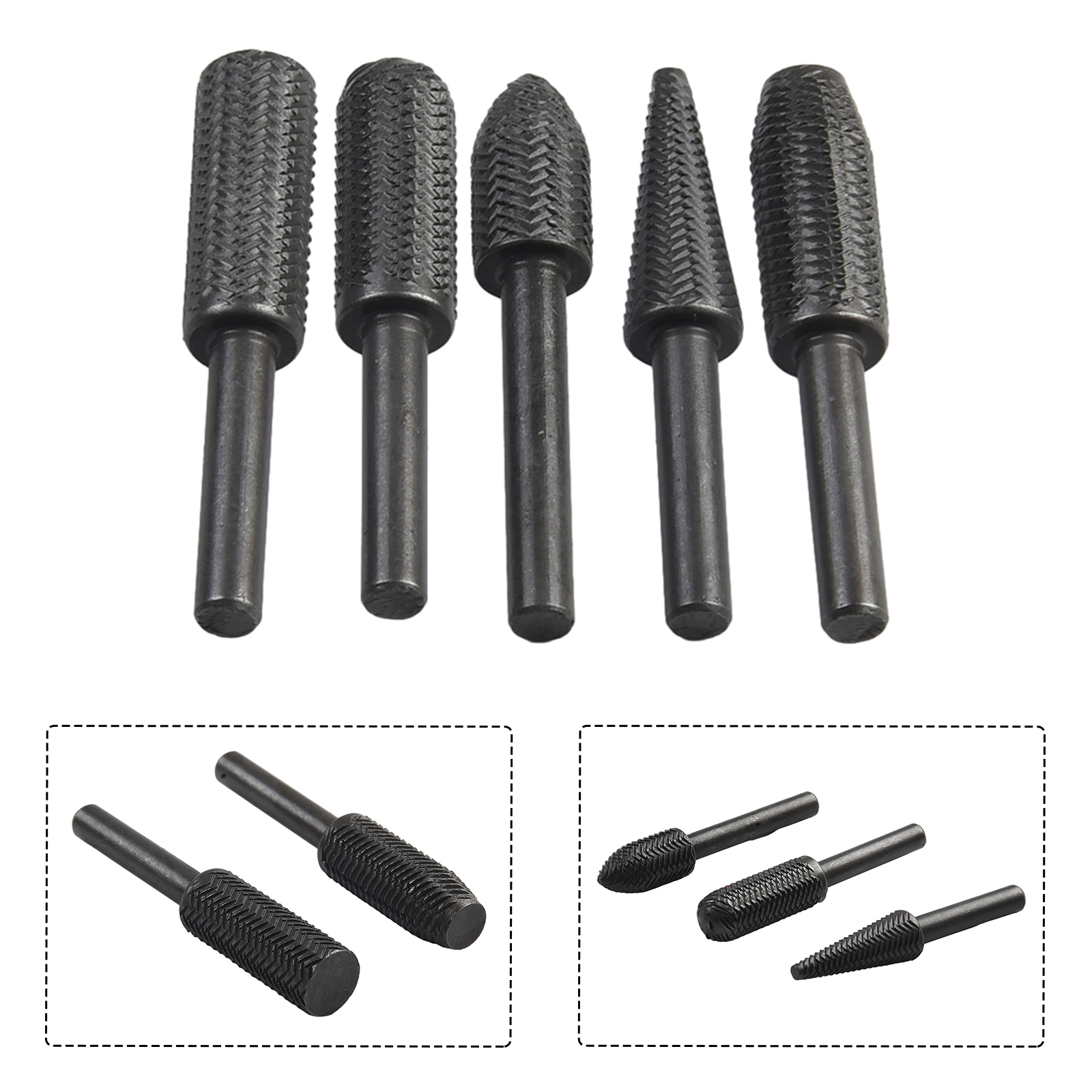 5Pcs Double Cut Rotary Rasp Fi - Woodworking Rasps And Files reseña y precio