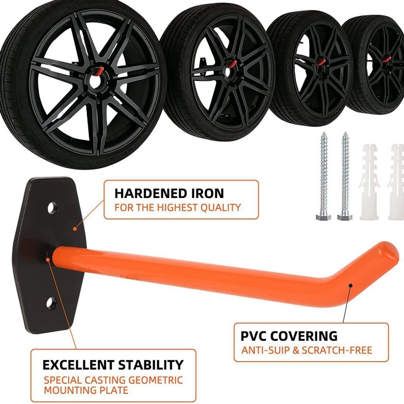Heavy-Duty Wall-Mounted Tire S - Woodworking Garage reseña y precio