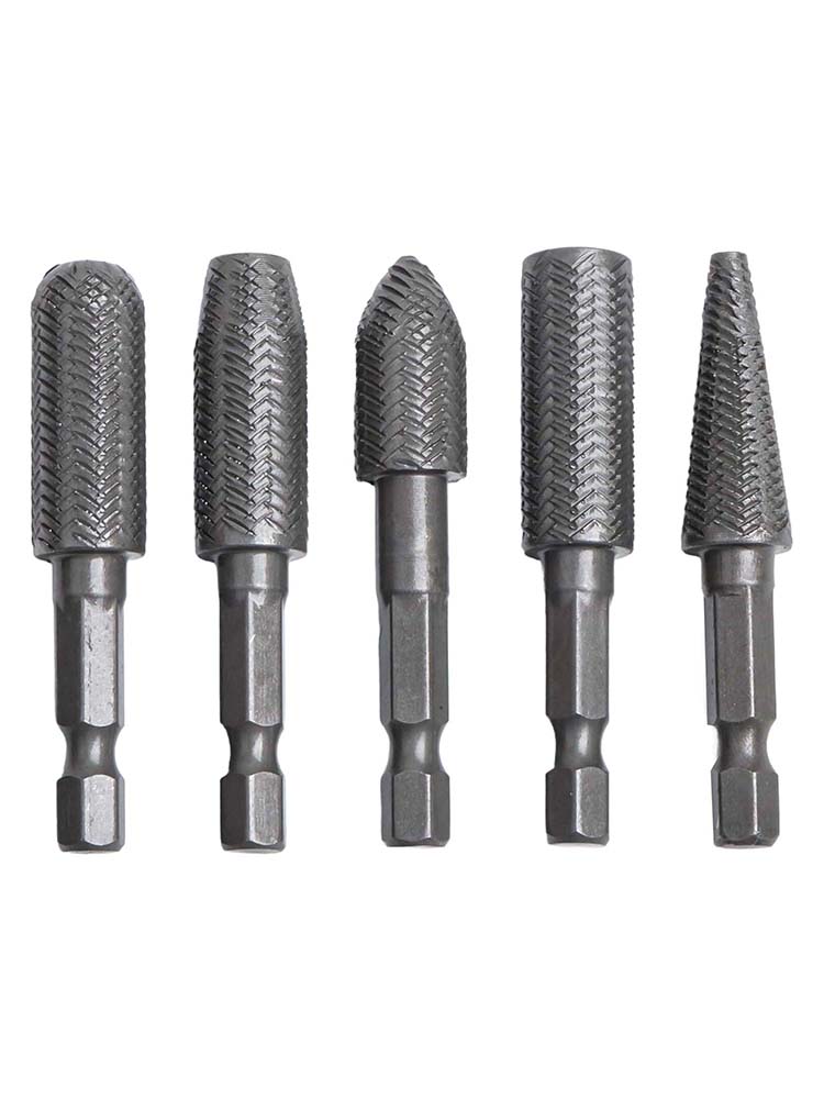 5Pcs Rotary Rasp 1/4inch Hex S - Woodworking Rasps And Files reseña y precio