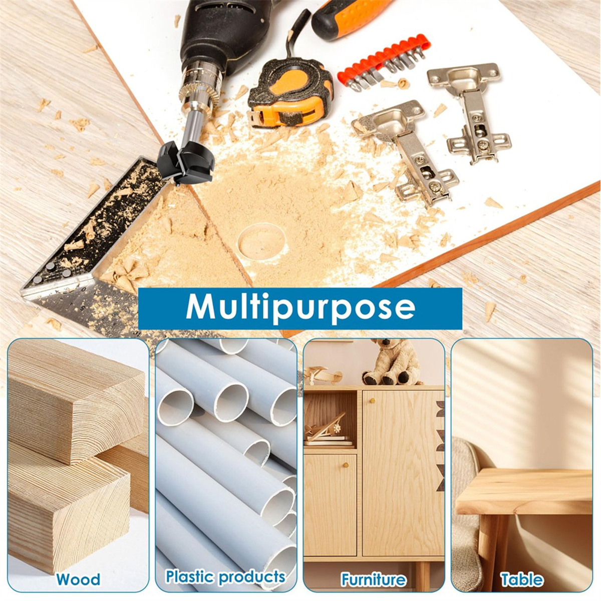 ABNJ Bit for Woodworking, Trip - Woodworking Drill reseña y precio