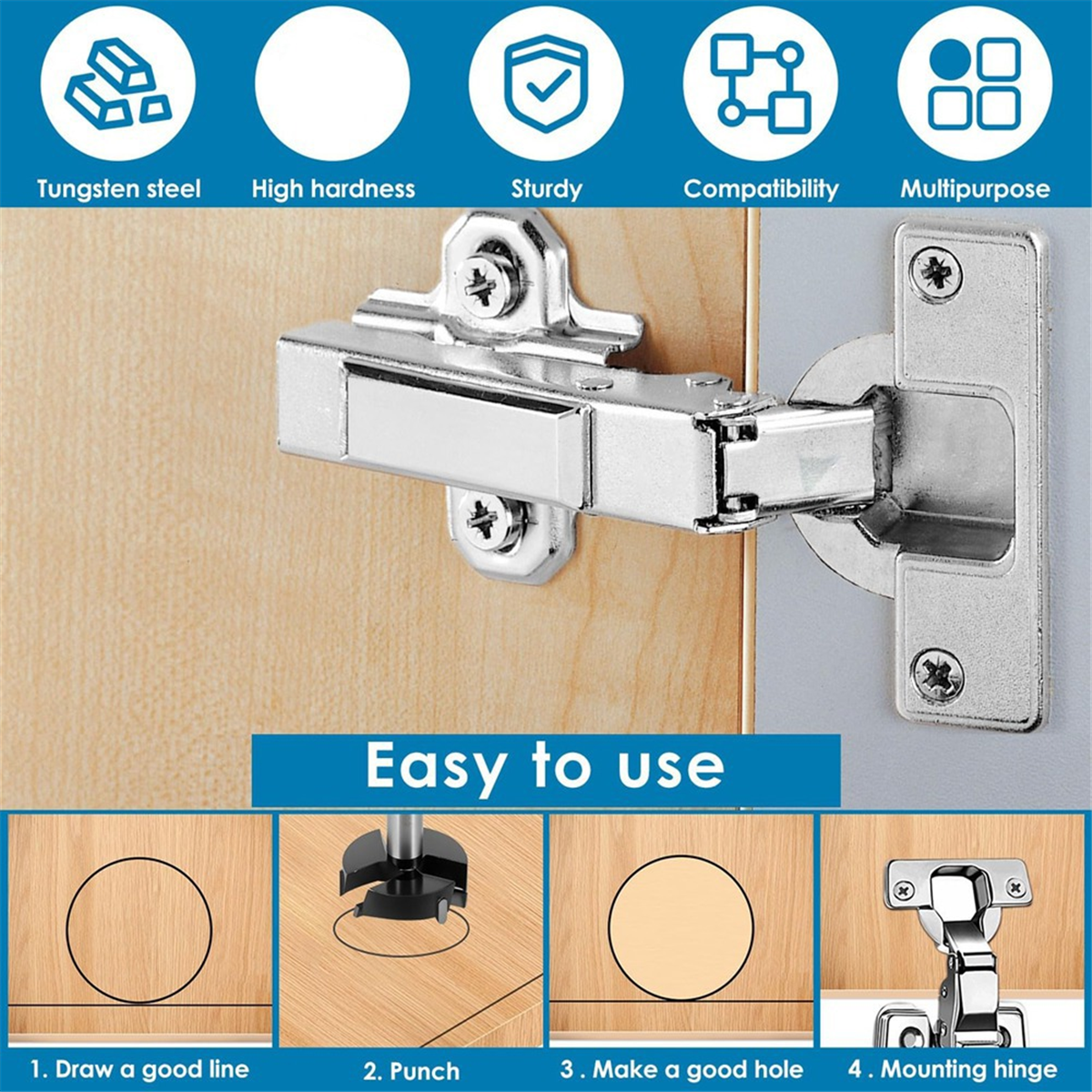 ABNJ Bit for Woodworking, Trip - Woodworking Drill reseña y precio