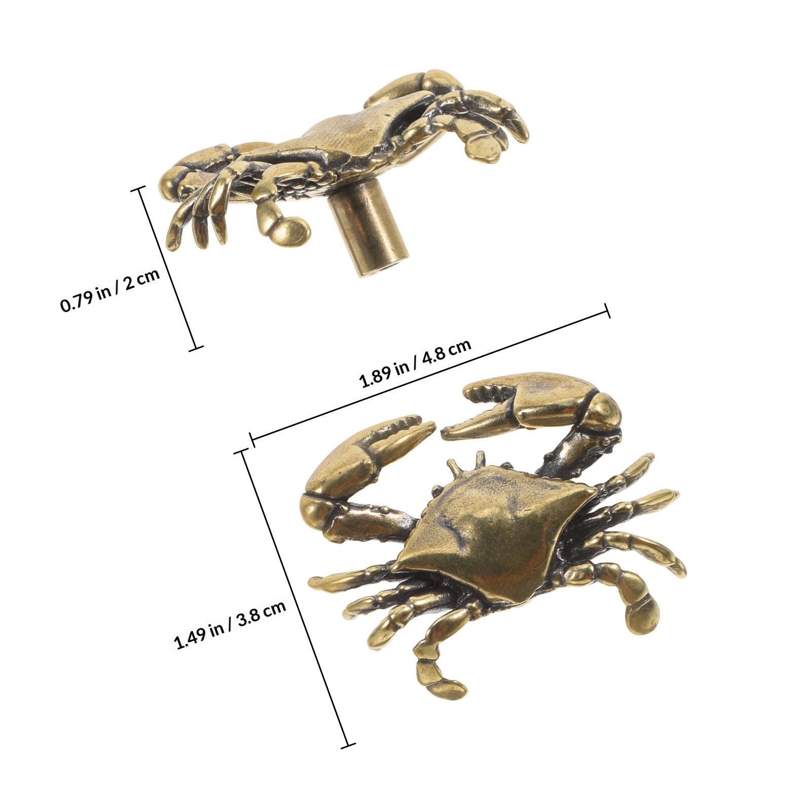 Brass Crab Drawer Pull Handles - Woodworking Inspiration reseña y precio