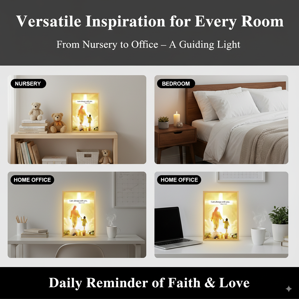 Inspirational 4D LED Jesus Wal - Woodworking Inspiration reseña y precio