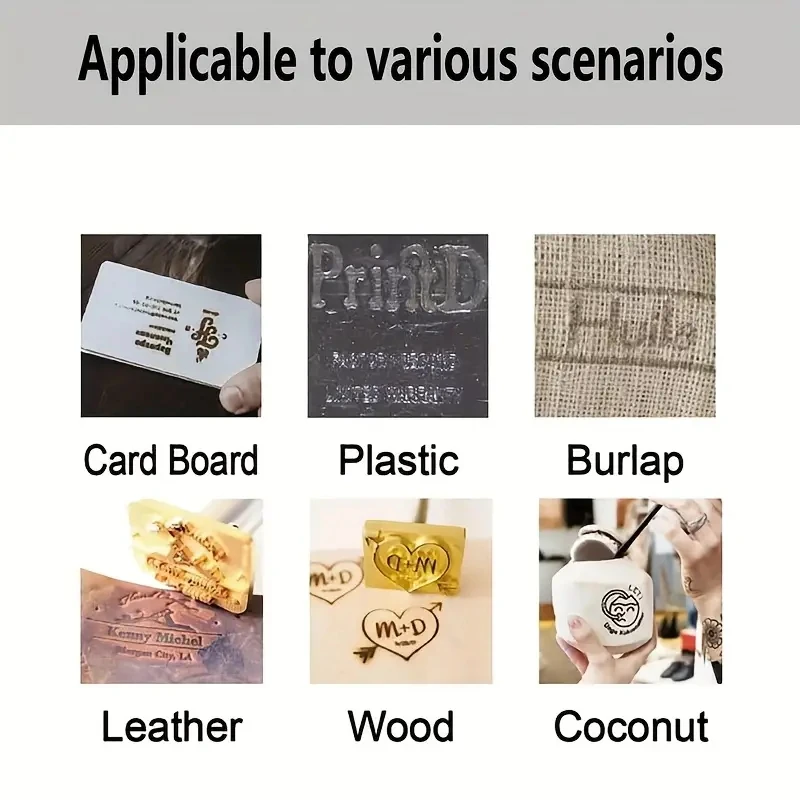 Custom Branding Iron for Food  - Woodworking Logo Design reseña y precio