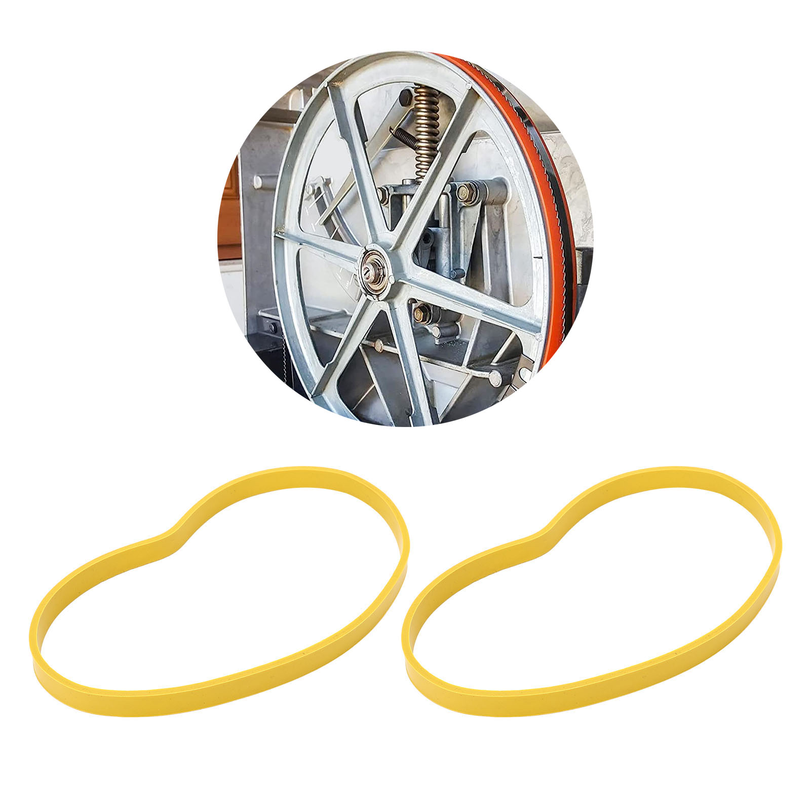 2PCS Bandsaw Bands Rubber Tire - Woodworking Bandsaw reseña y precio