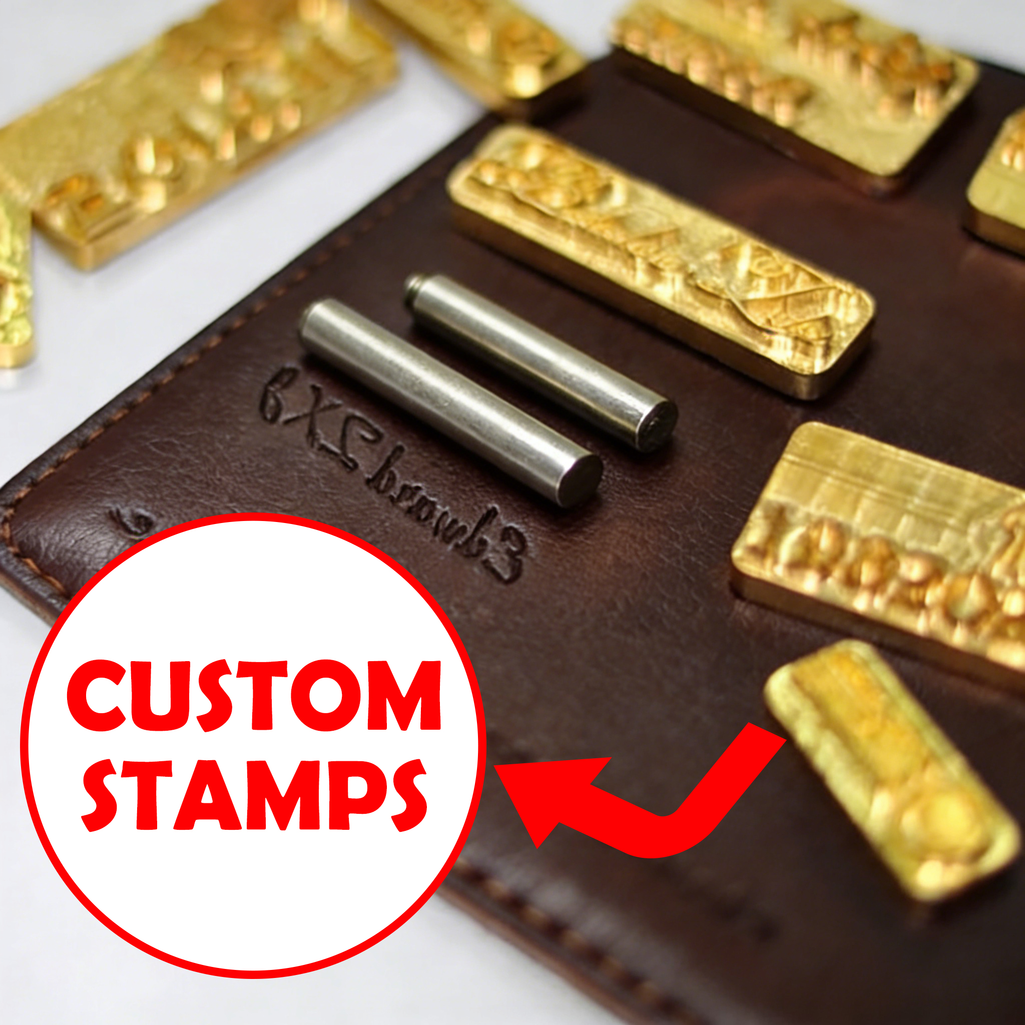 2.5-5.2cm Logo Custom Leather  - Woodworking Logo Design reseña y precio