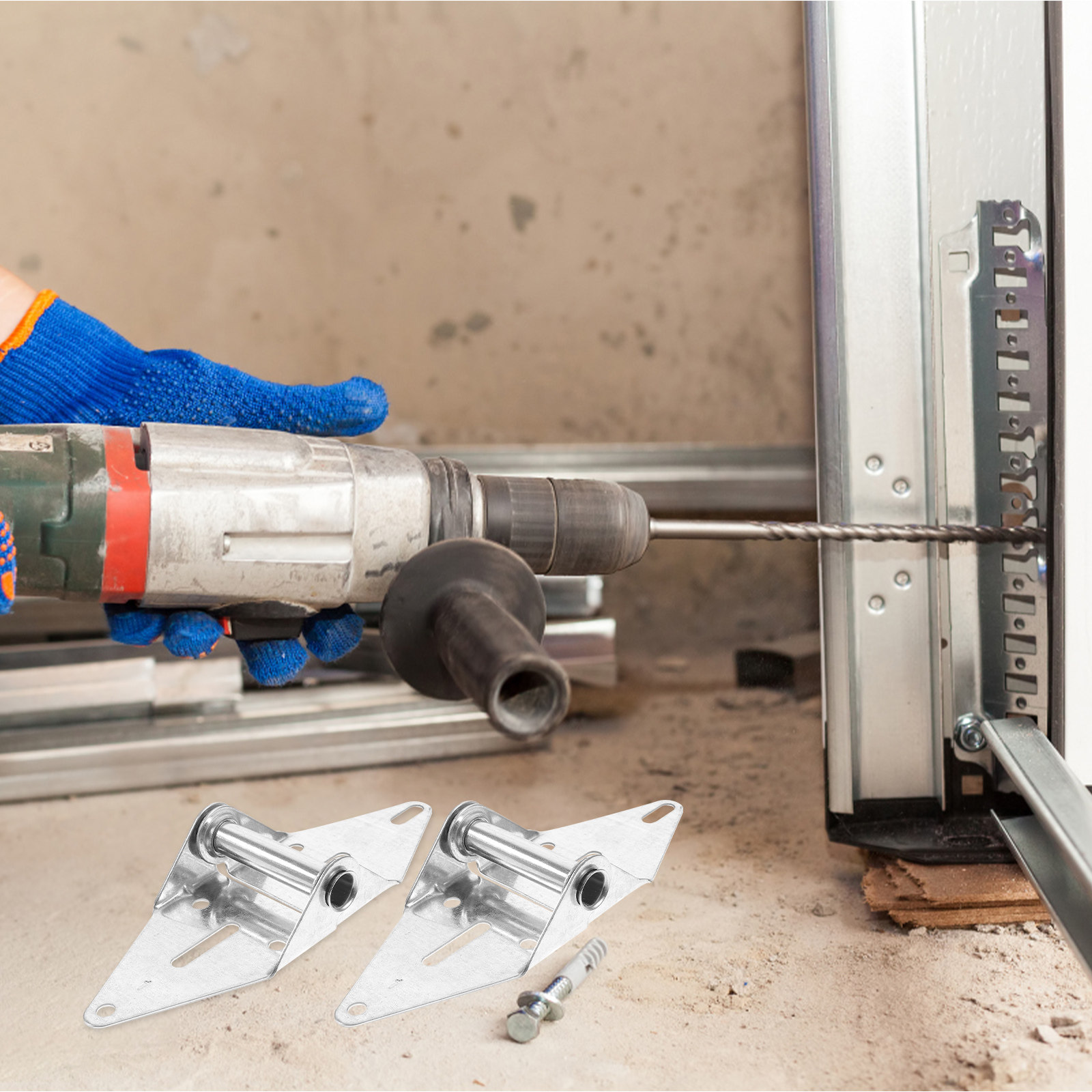 2Pcs Garage Door Hinge Premium - Woodworking Garage reseña y precio