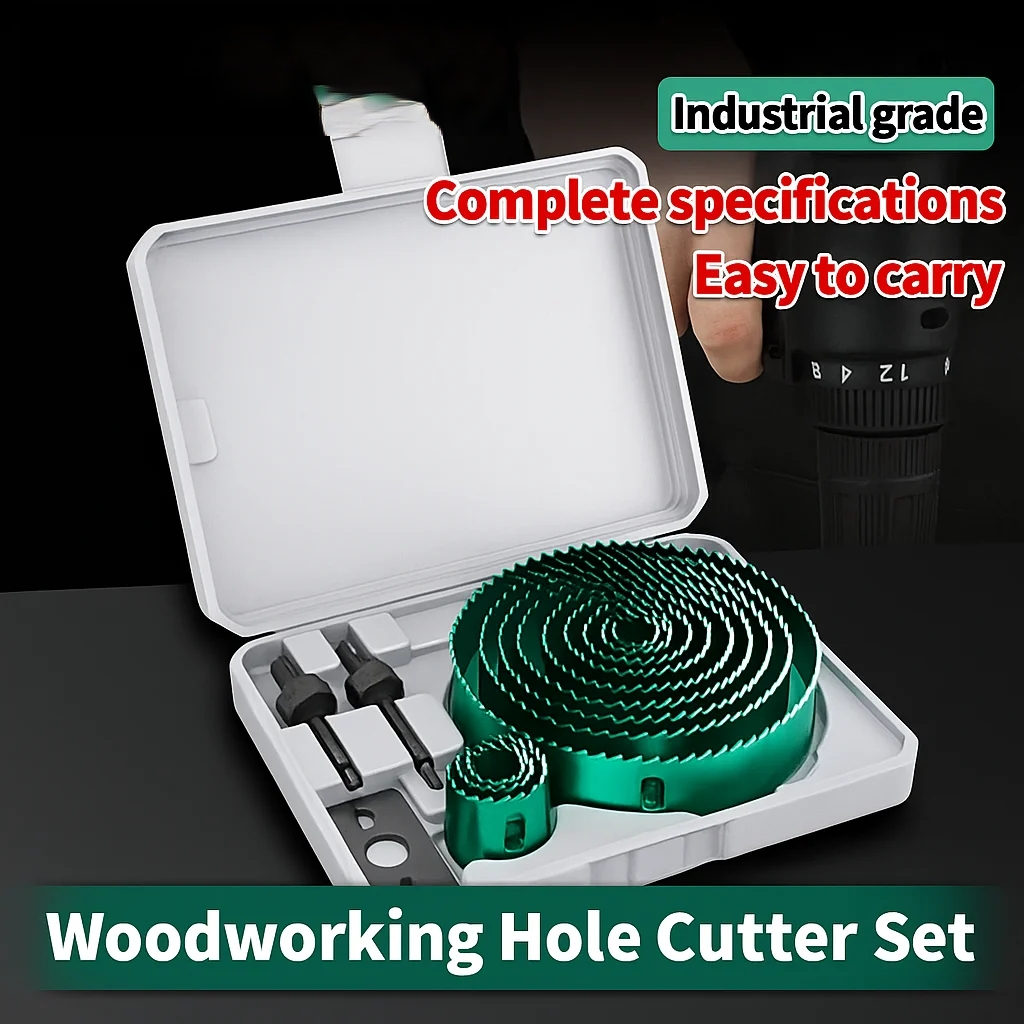 19-127mm Hole Saw Cutting Set  - Woodworking Drill reseña y precio