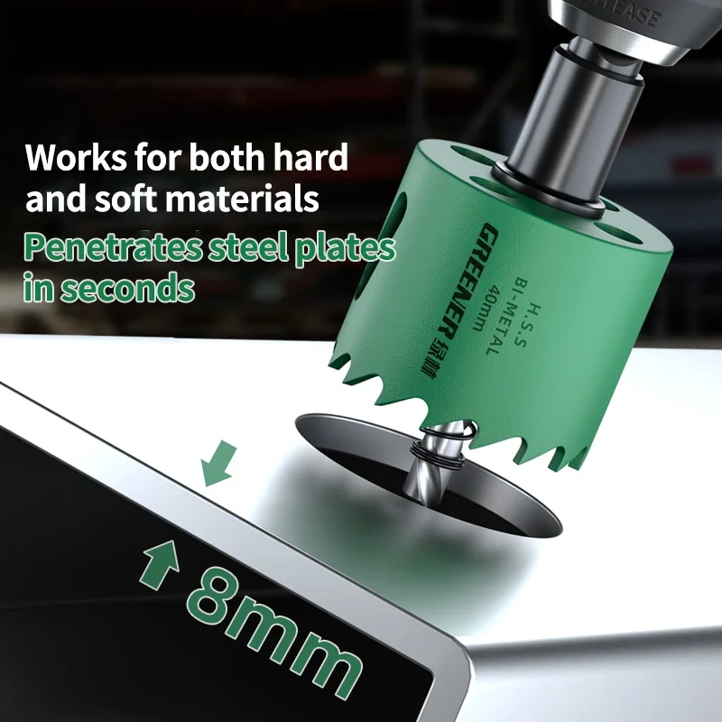 19-127mm Hole Saw Cutting Set  - Woodworking Drill reseña y precio