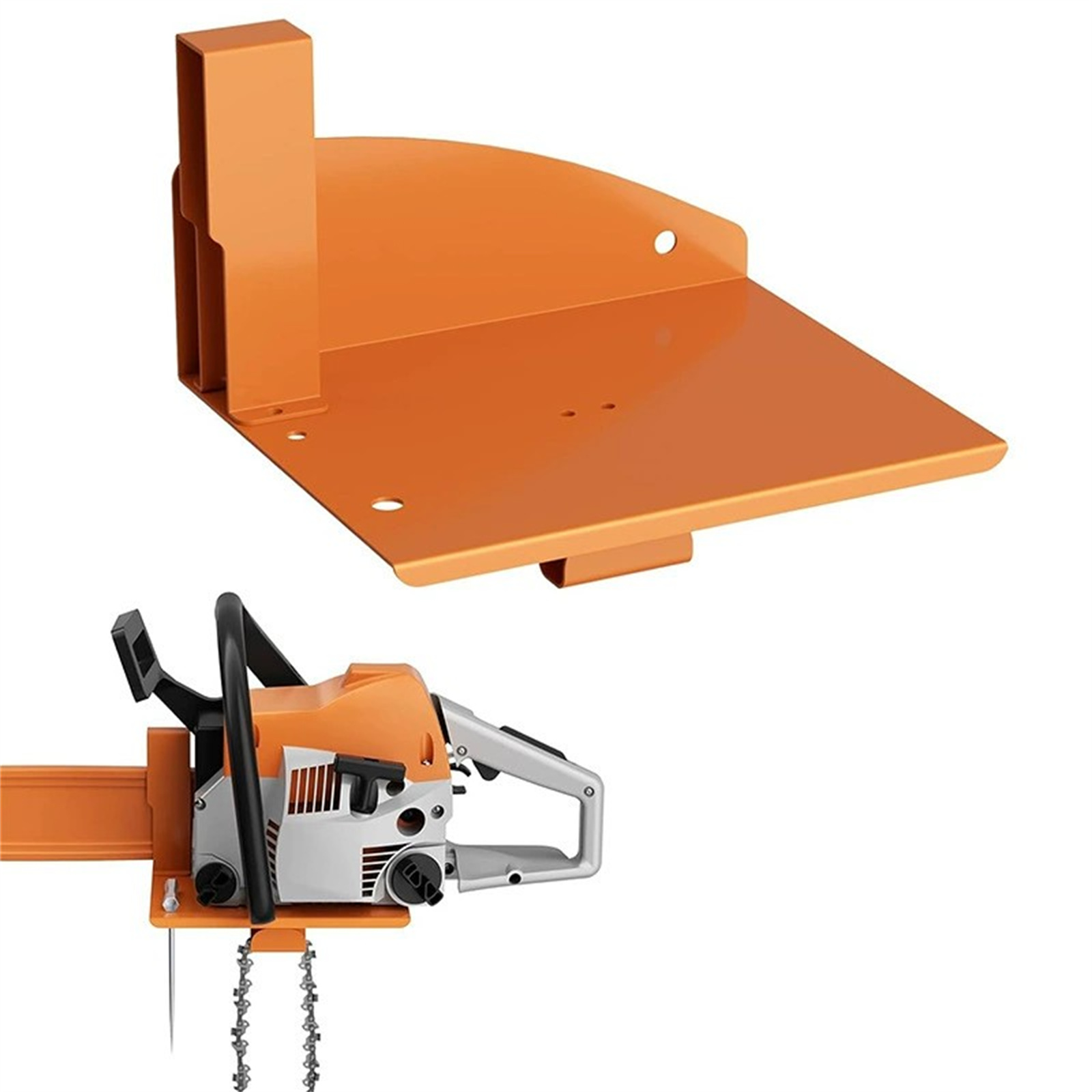 Adjustable Chainsaw Wall Mount - Woodworking Garage reseña y precio