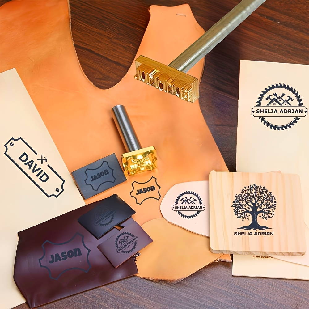 M8 Custom Branding Iron Stamp  - Woodworking Logo Design reseña y precio