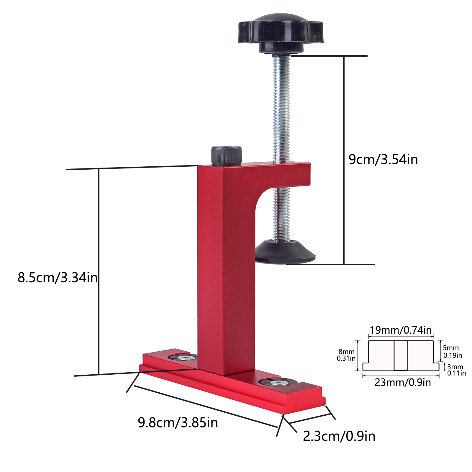 1Pc For 30/45 type T-Track Fix - Woodworking Bandsaw reseña y precio