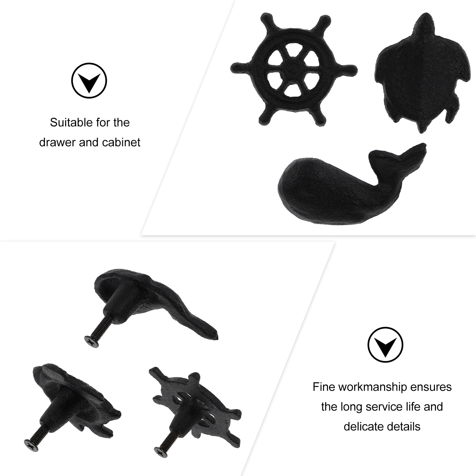 1Set Ocean Style Drawer Handle - Woodworking Inspiration reseña y precio