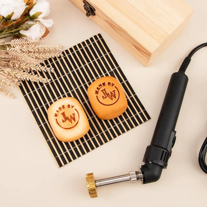M8 Custom Branding Iron Stamp  - Woodworking Logo Design reseña y precio