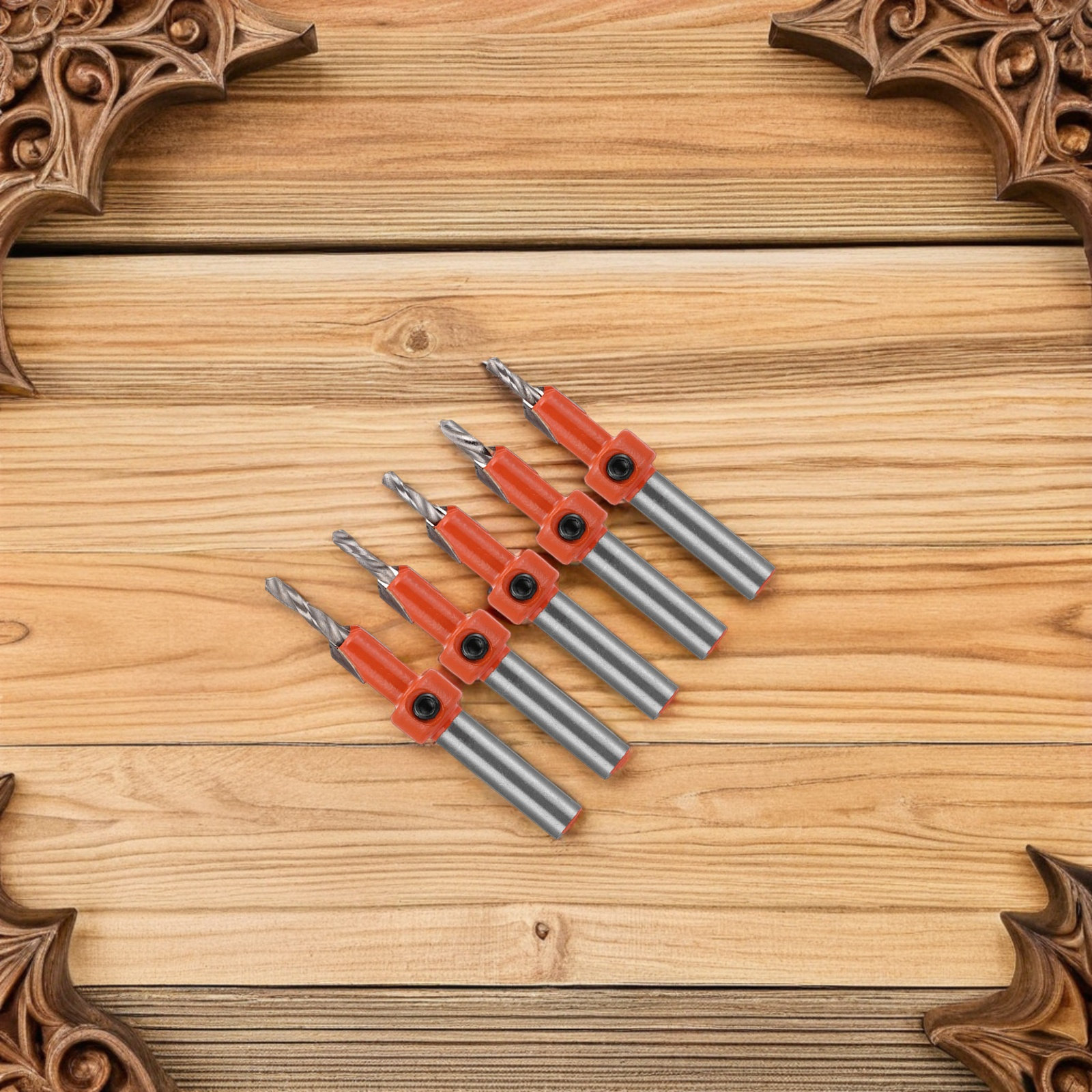 5pcs Woodworking Countersink D - Woodworking Drill reseña y precio