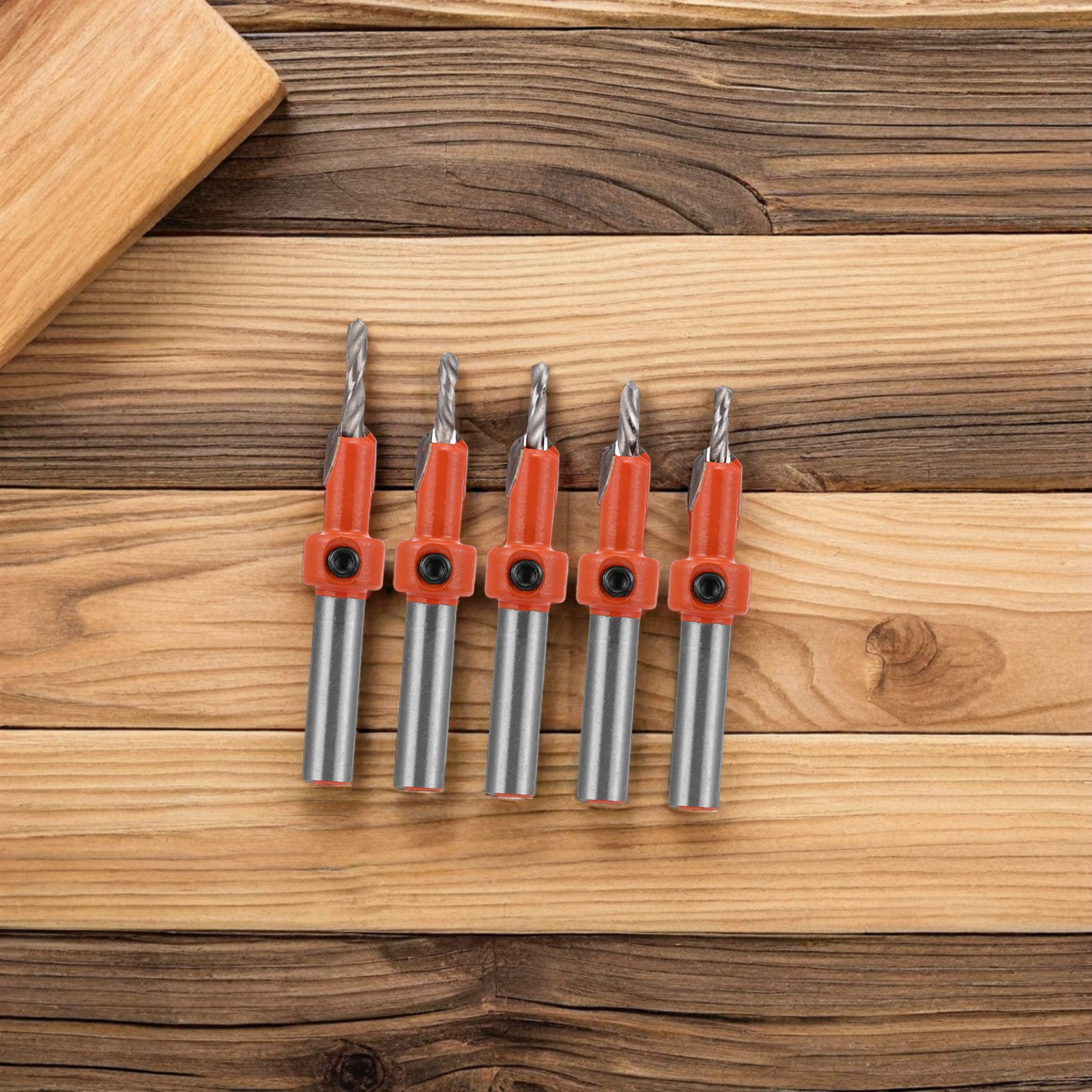 5pcs Woodworking Countersink D - Woodworking Drill reseña y precio