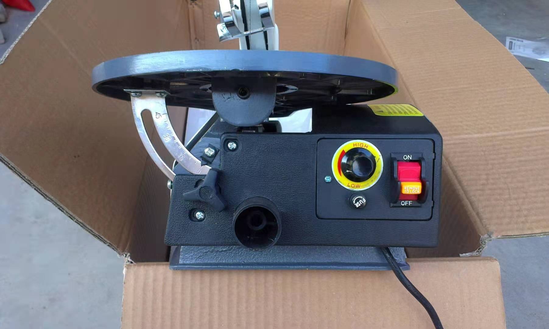 Wood Cutting Industrial Deskto - Woodworking Table reseña y precio
