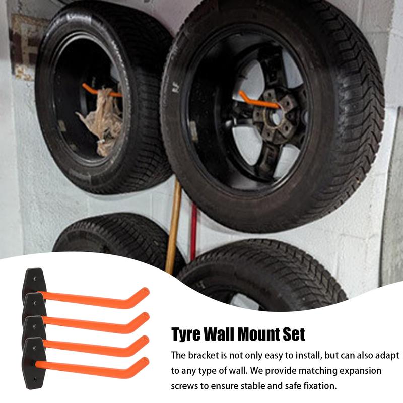 Tire Rack Wall Mount Wheel Rac - Woodworking Garage reseña y precio